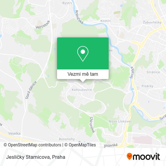 Jesličky Stamicova mapa