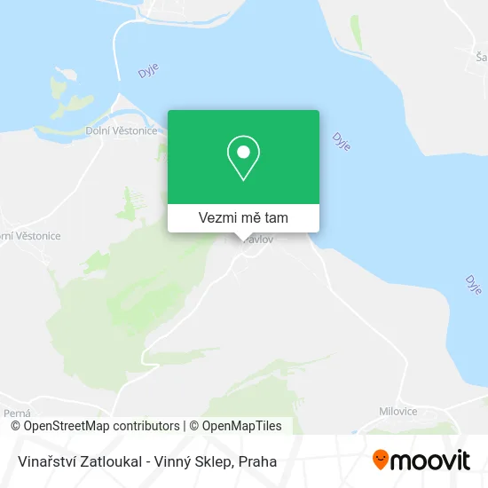 Vinařství Zatloukal - Vinný Sklep mapa