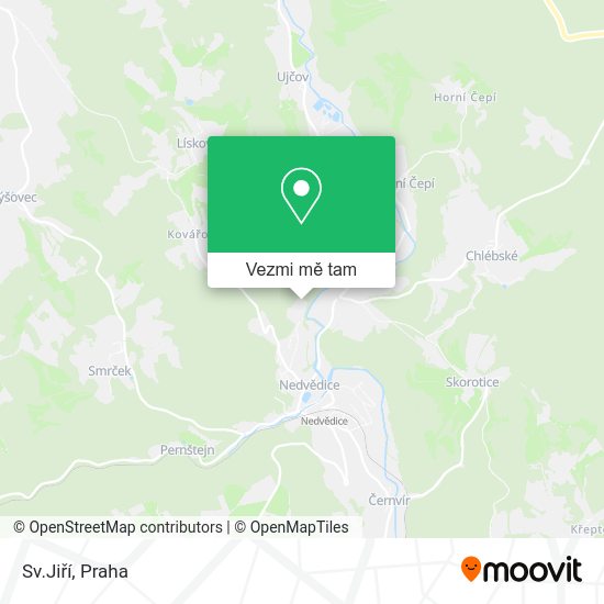 Sv.Jiří mapa