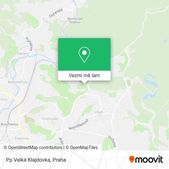 Pp Velká Klajdovka mapa