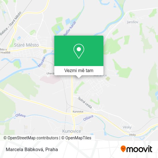 Marcela Bábková mapa
