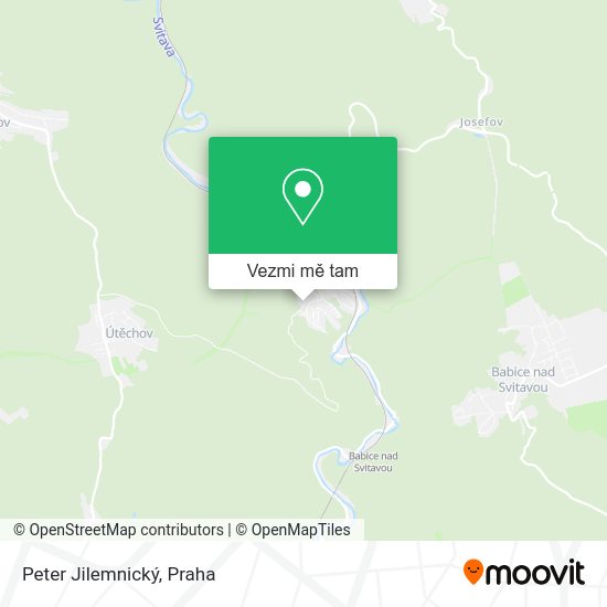 Peter Jilemnický mapa