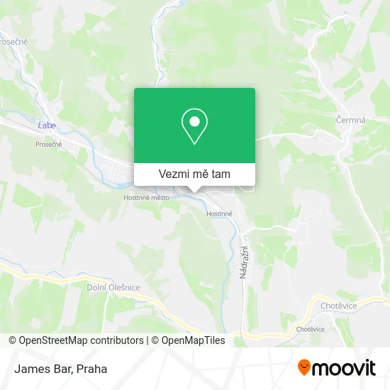 James Bar mapa