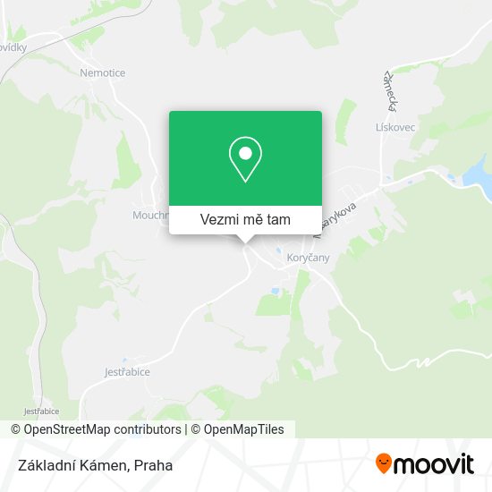 Základní Kámen mapa