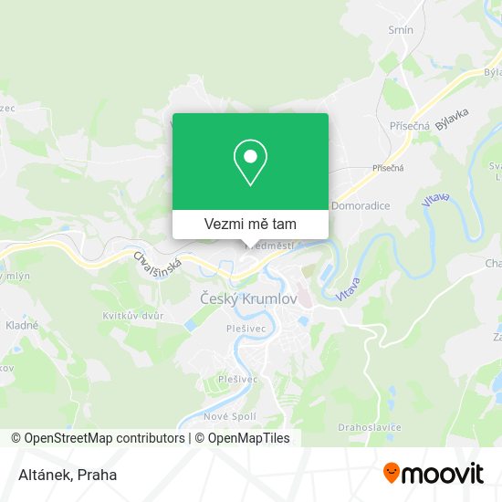 Altánek mapa