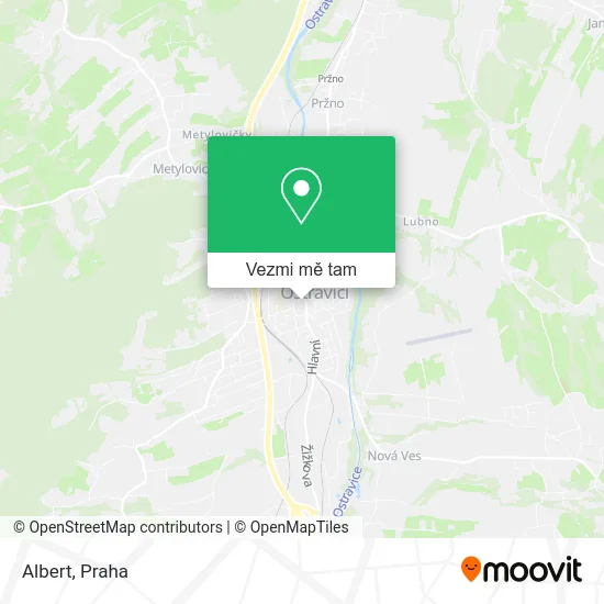 Albert mapa