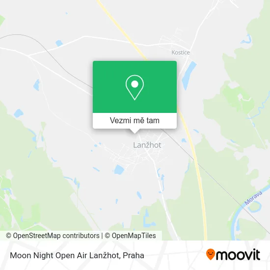 Moon Night Open Air Lanžhot mapa