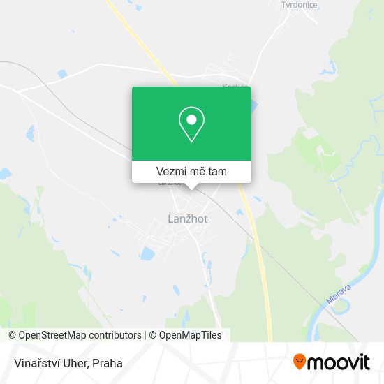 Vinařství Uher mapa
