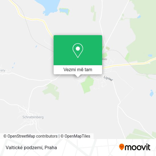 Valtické podzemí mapa