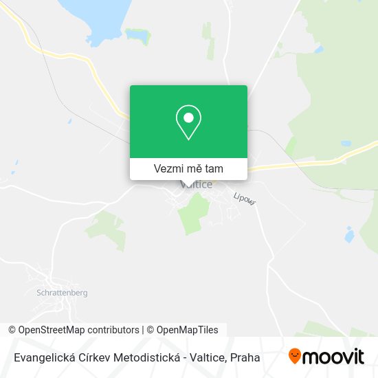 Evangelická Církev Metodistická - Valtice mapa