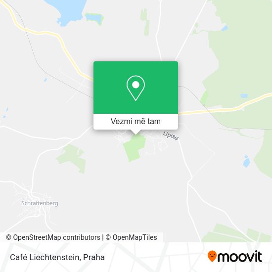 Café Liechtenstein mapa