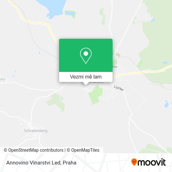 Annovino Vinarstvi Led mapa