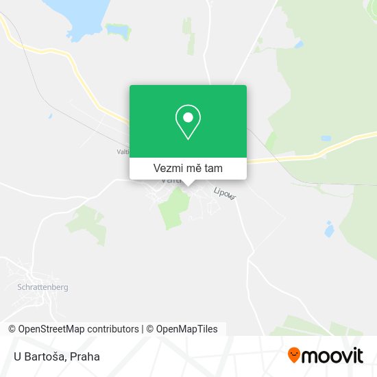 U Bartoša mapa