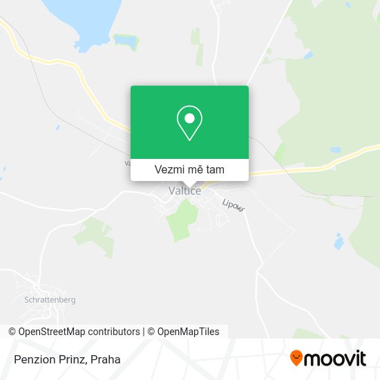 Penzion Prinz mapa