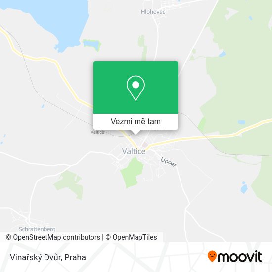 Vinařský Dvůr mapa