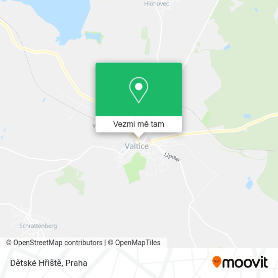 Dětské Hřiště mapa