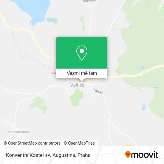 Konventní Kostel sv. Augustina mapa