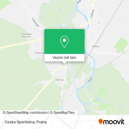 Ceska Sporitelna mapa