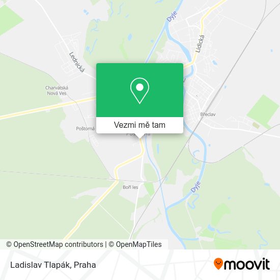Ladislav Tlapák mapa