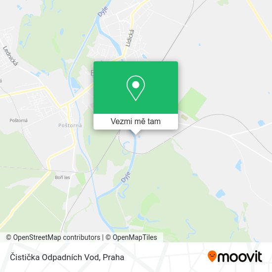 Čistička Odpadních Vod mapa