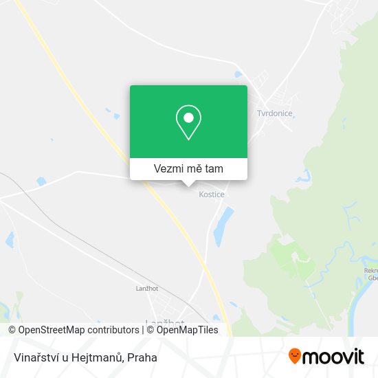 Vinařství u Hejtmanů mapa