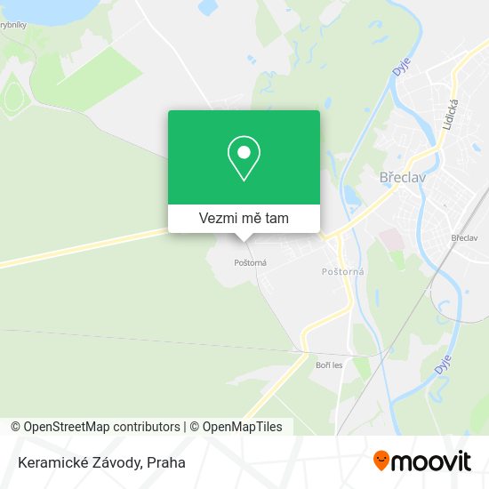 Keramické Závody mapa