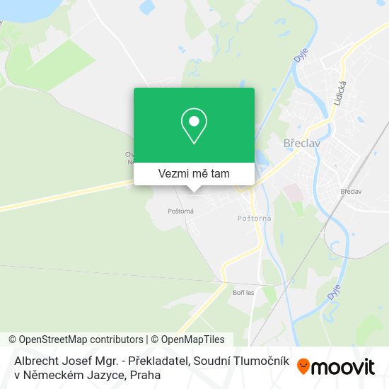 Albrecht Josef Mgr. - Překladatel, Soudní Tlumočník v Německém Jazyce mapa