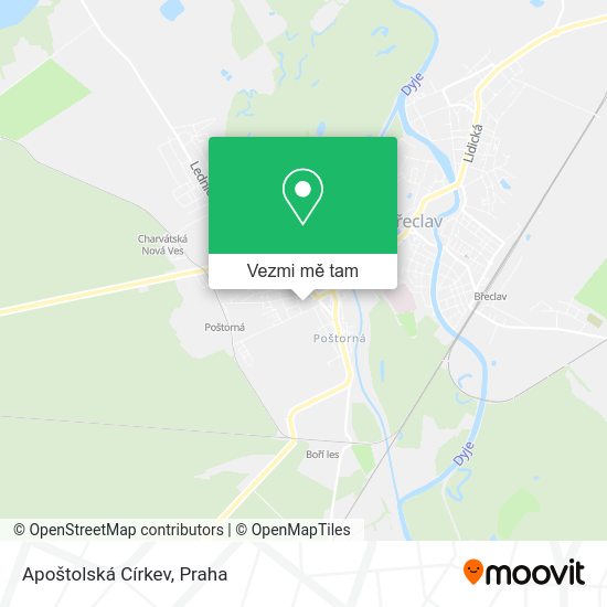 Apoštolská Církev mapa