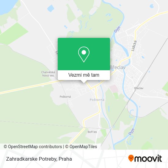 Zahradkarske Potreby mapa