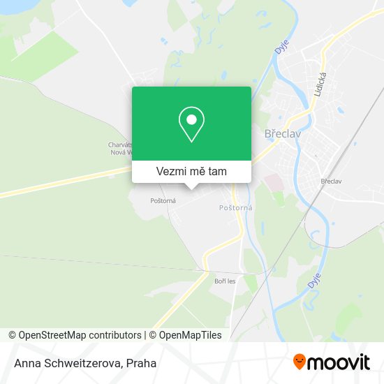 Anna Schweitzerova mapa