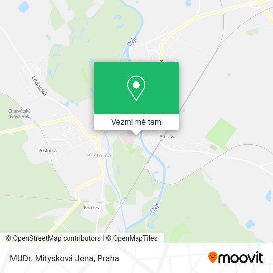 MUDr. Mitysková Jena mapa