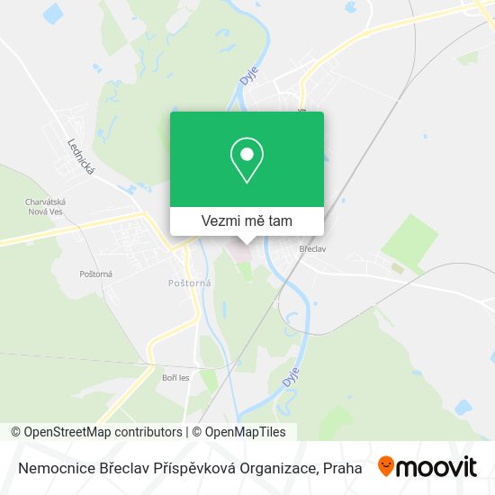 Nemocnice Břeclav Příspěvková Organizace mapa