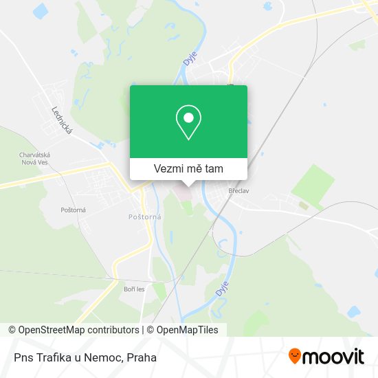 Pns Trafika u Nemoc mapa