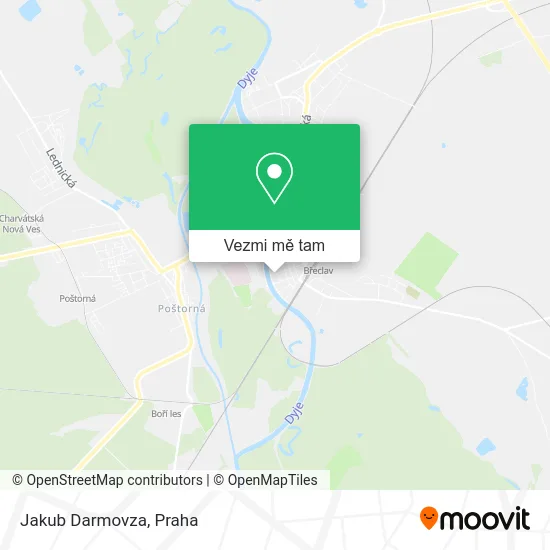 Jakub Darmovza mapa