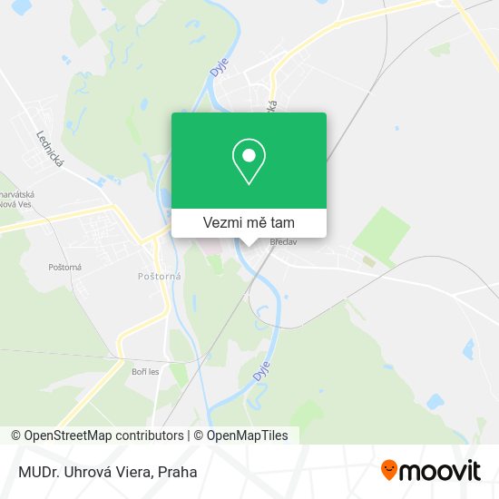 MUDr. Uhrová Viera mapa