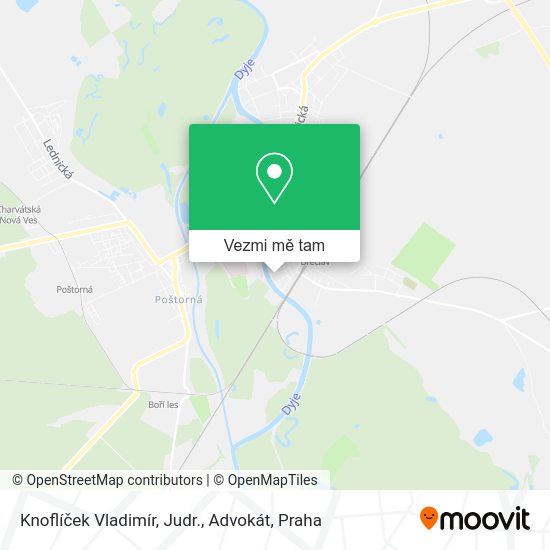Knoflíček Vladimír, Judr., Advokát mapa