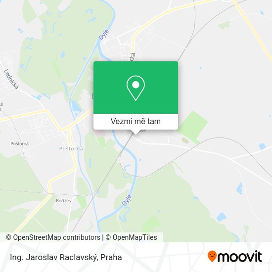 Ing. Jaroslav Raclavský mapa