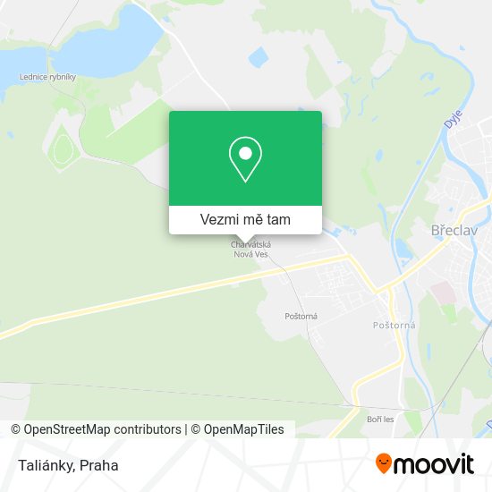 Taliánky mapa