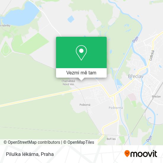 Pilulka lékárna mapa