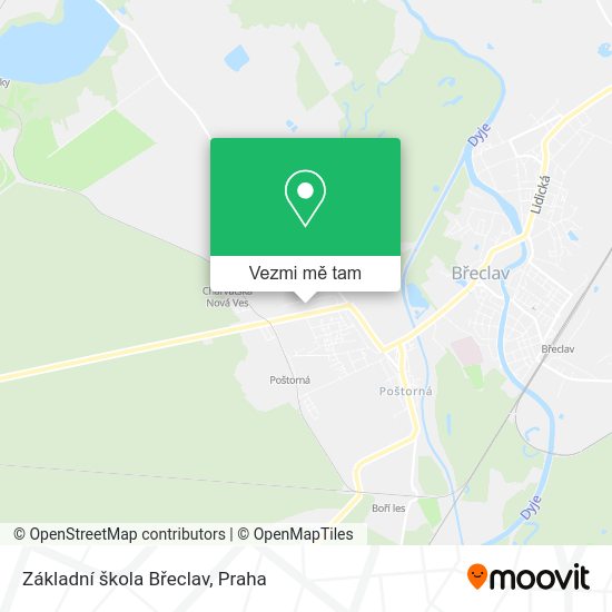 Základní škola Břeclav mapa