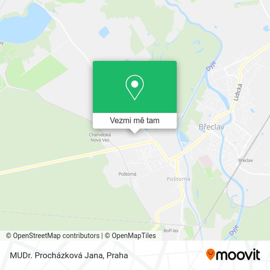 MUDr. Procházková Jana mapa