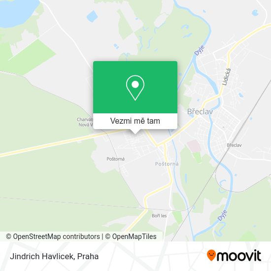 Jindrich Havlicek mapa