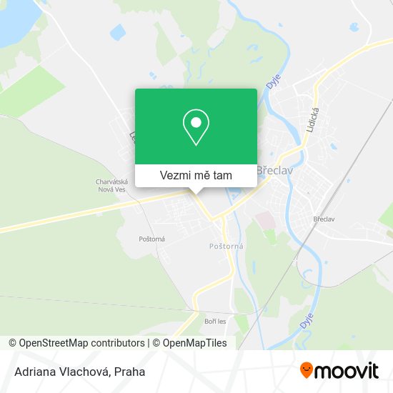 Adriana Vlachová mapa