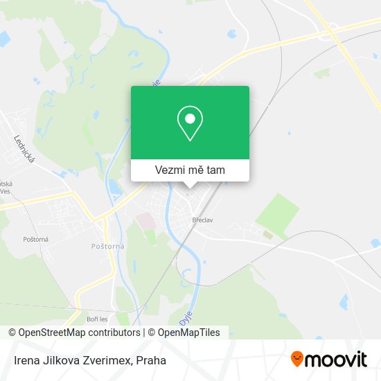 Irena Jilkova Zverimex mapa