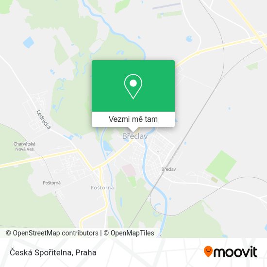 Česká Spořitelna mapa