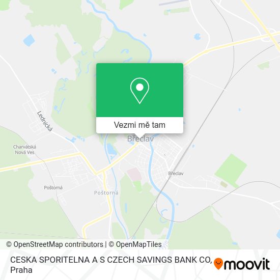 CESKA SPORITELNA A S CZECH SAVINGS BANK CO mapa