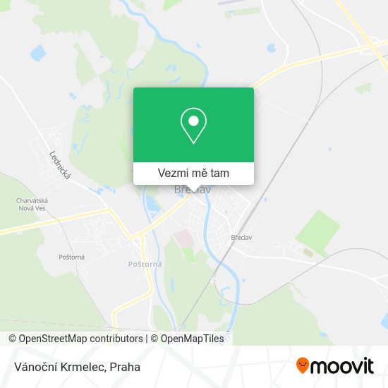 Vánoční Krmelec mapa