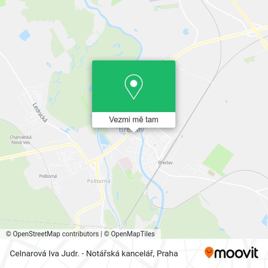 Celnarová Iva Judr. - Notářská kancelář mapa