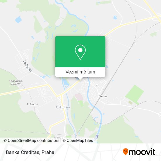 Banka Creditas mapa
