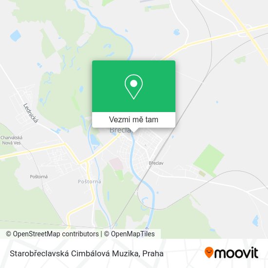 Starobřeclavská Cimbálová Muzika mapa